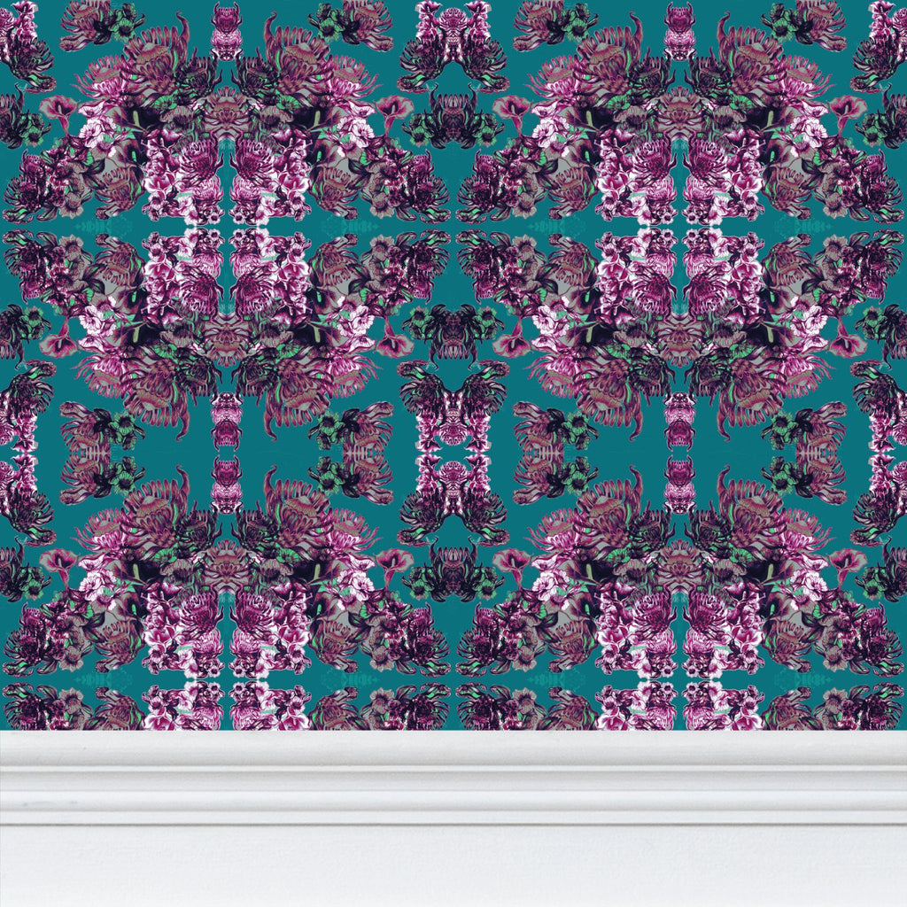 Repeat Pattern Wallpaper.      Ophelia Blush