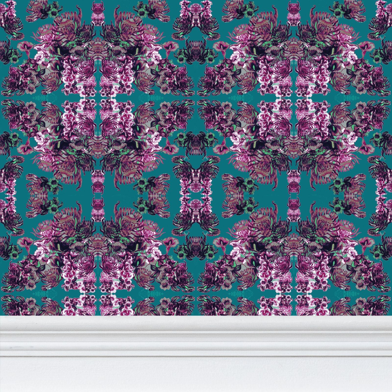Repeat Pattern Wallpaper.      Ophelia Blush