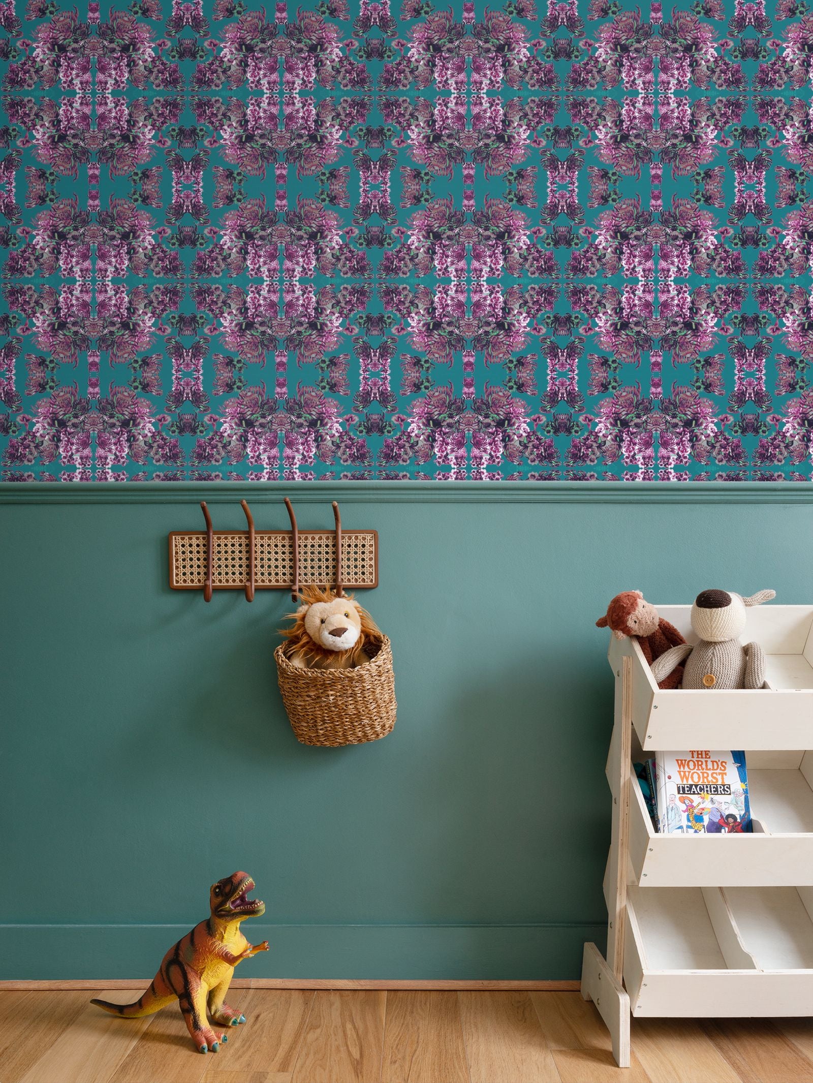 Repeat Pattern Wallpaper.      Ophelia Blush