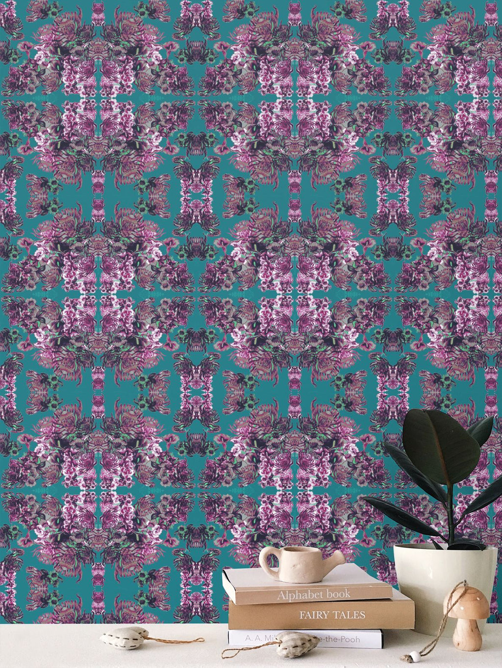 Repeat Pattern Wallpaper.      Ophelia Blush
