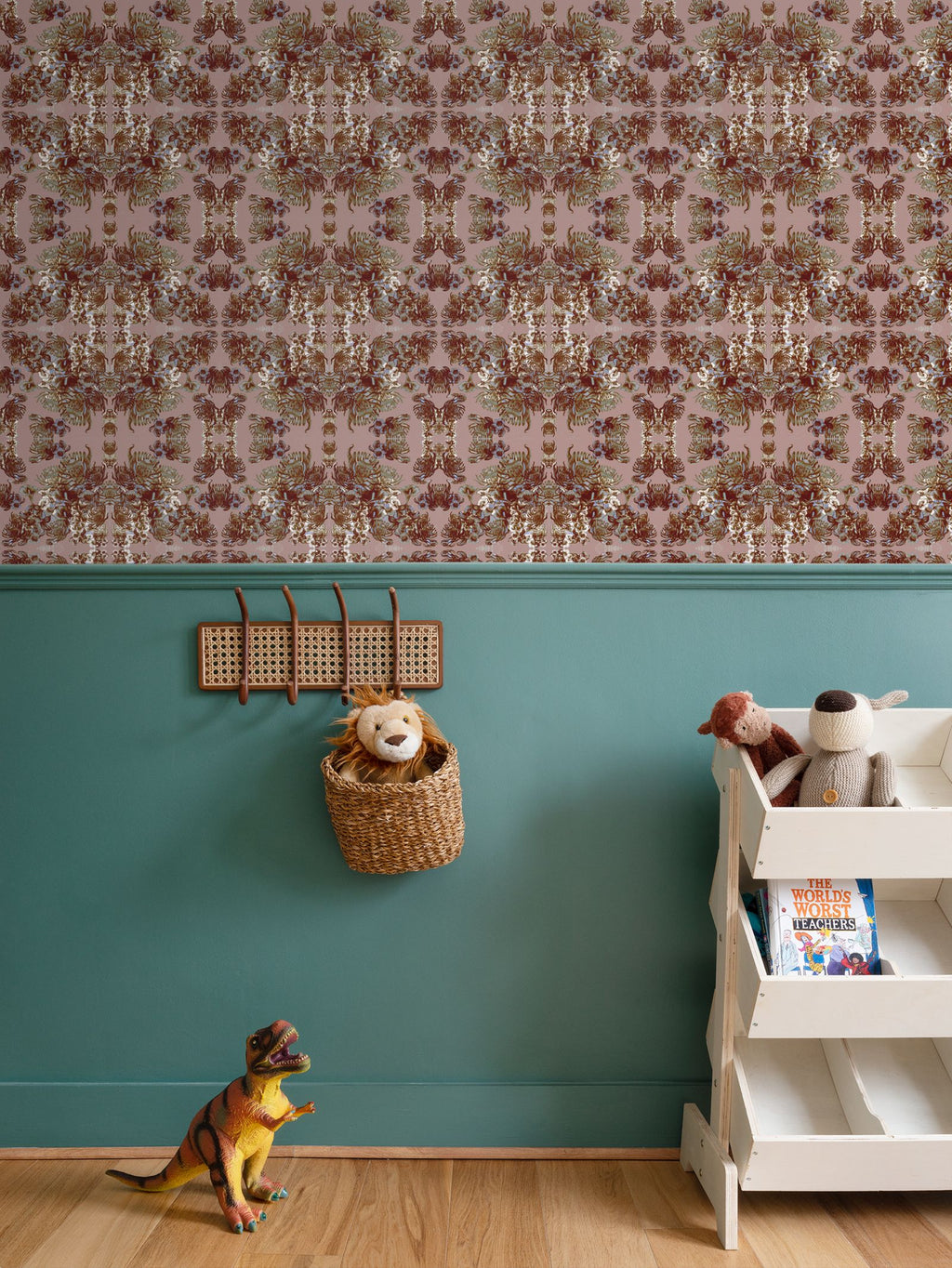 Repeat Pattern Wallpaper.   Ophelia Rose