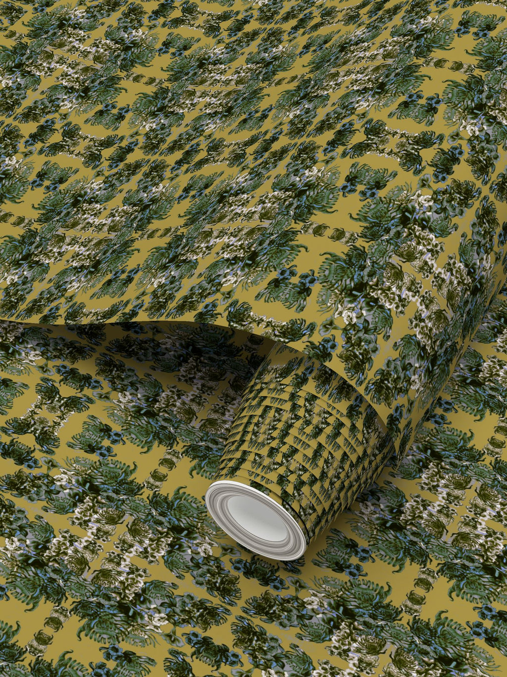 Repeat Pattern Wallpaper.   Ophelia Ochre