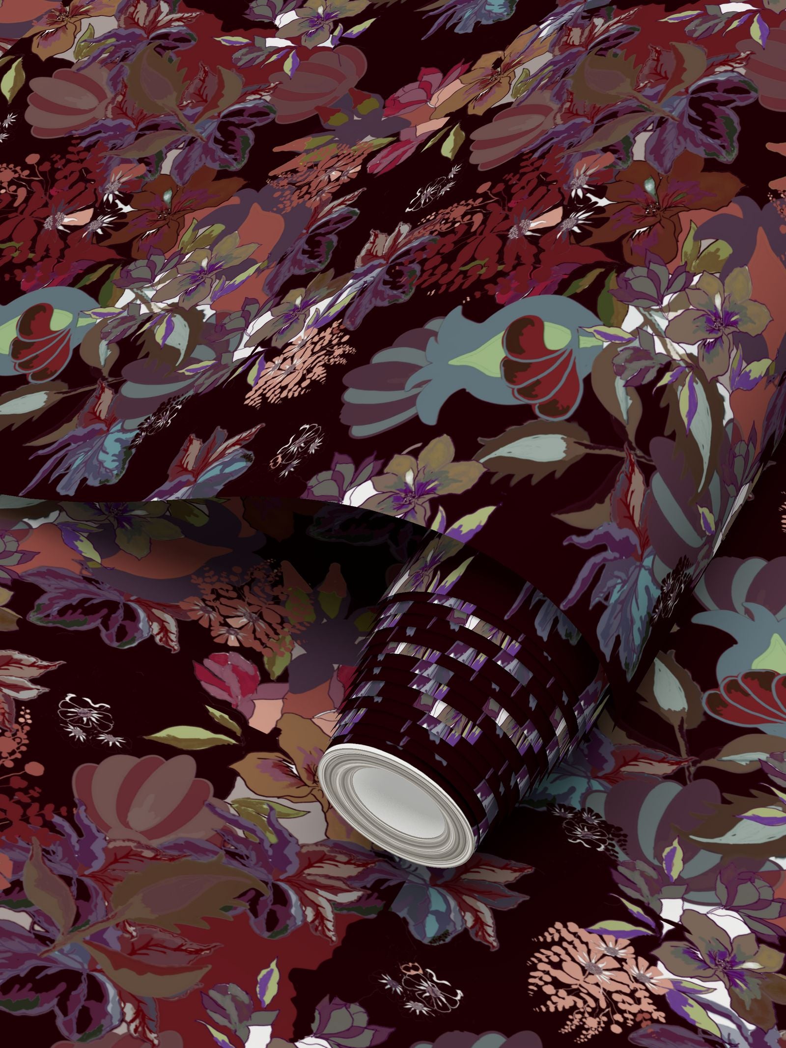 Repeat Pattern Wallpaper.   Calla Spice