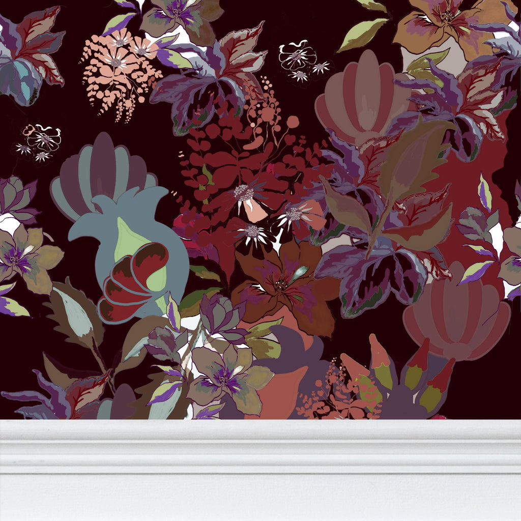 Repeat Pattern Wallpaper.   Calla Spice