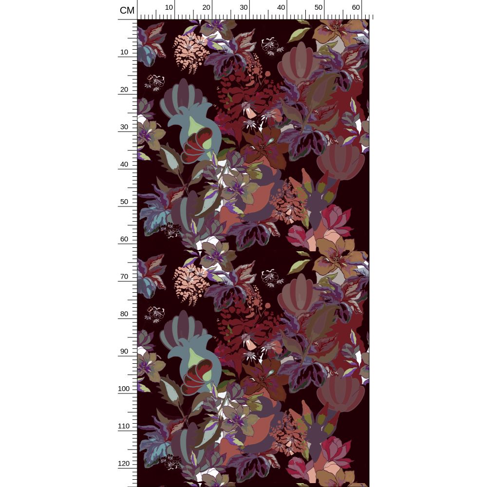 Repeat Pattern Wallpaper.   Calla Spice