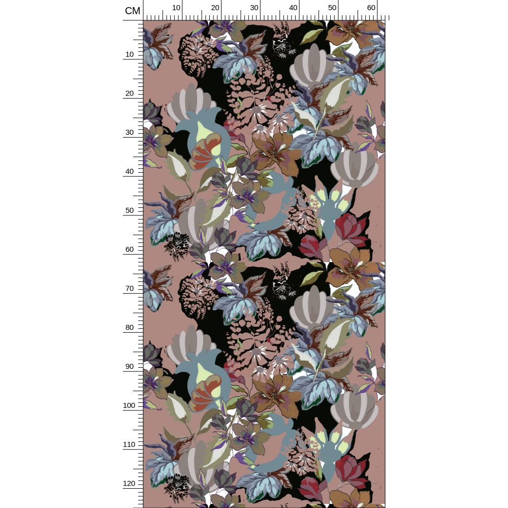Repeat Pattern Wallpaper.  Calla Stone