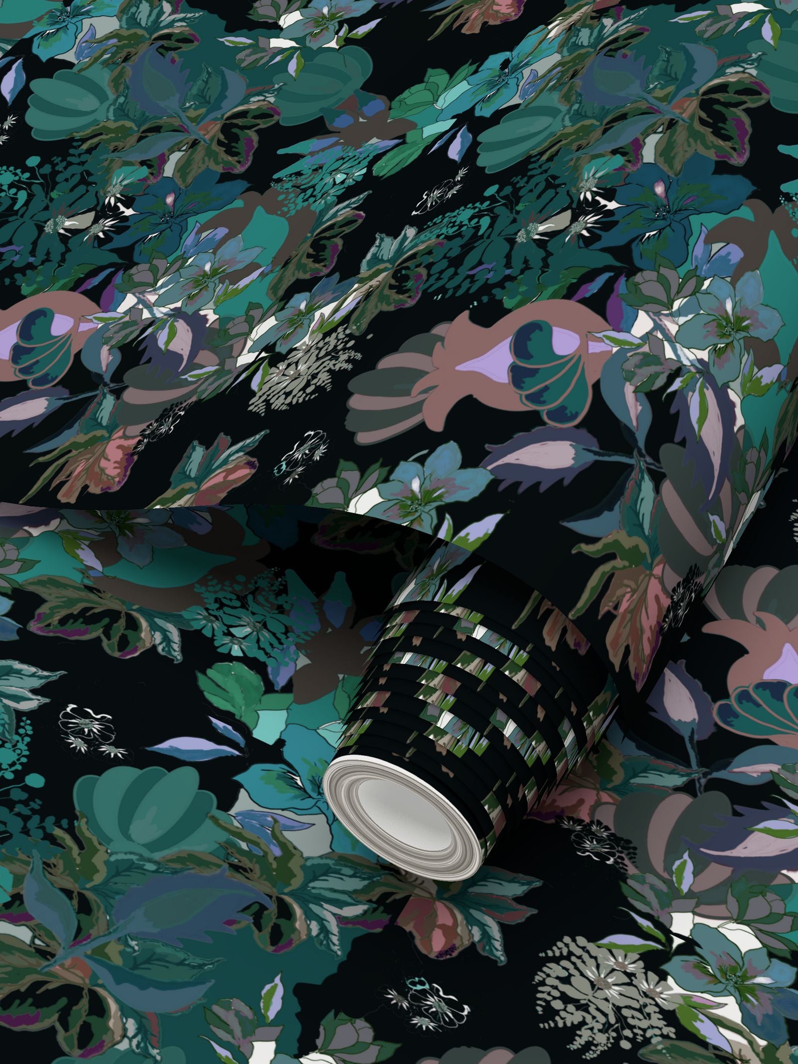 Repeat Pattern Wallpaper.  Calla Moss