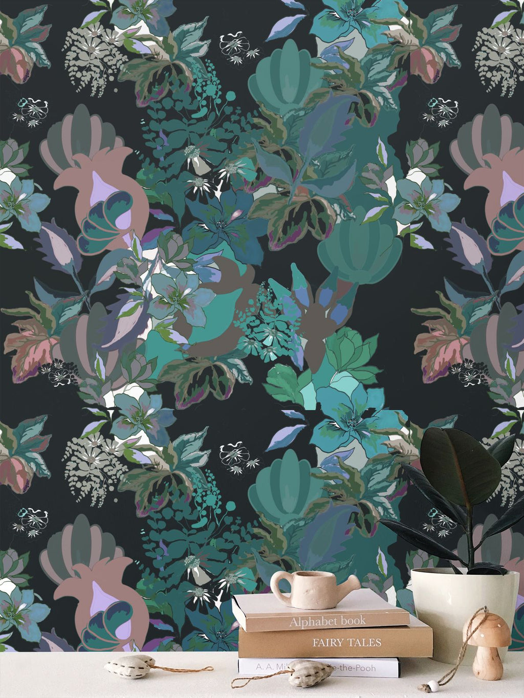 Repeat Pattern Wallpaper.  Calla Moss