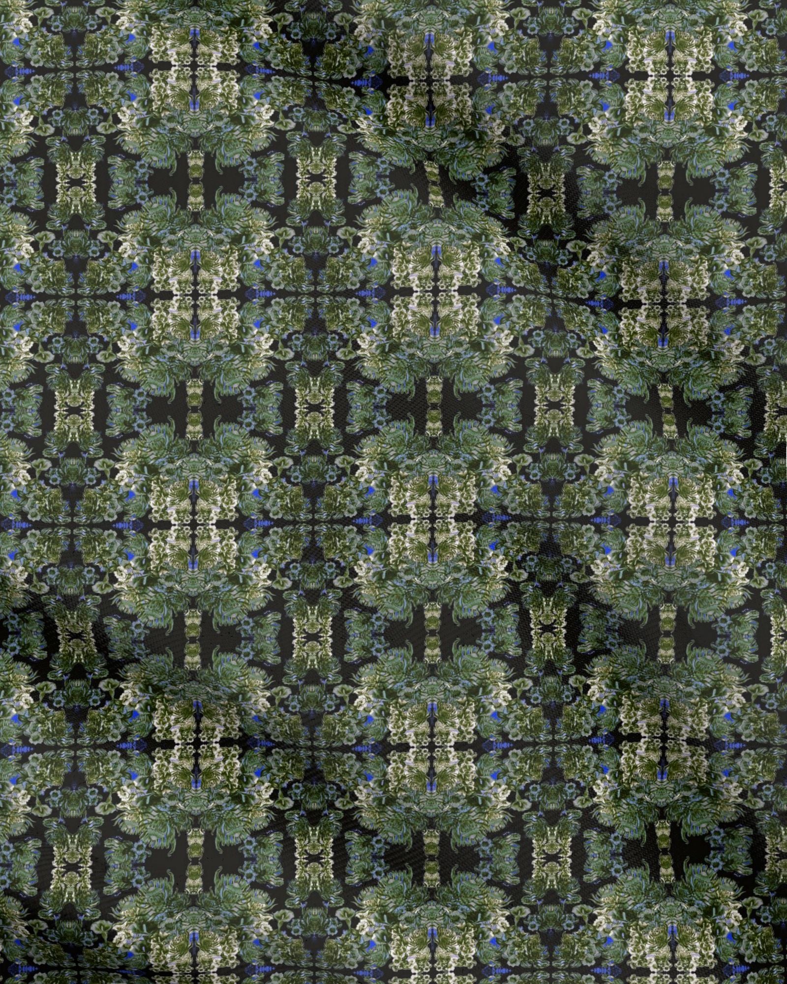 Repeat Pattern Fabric.    Ophelia Noir