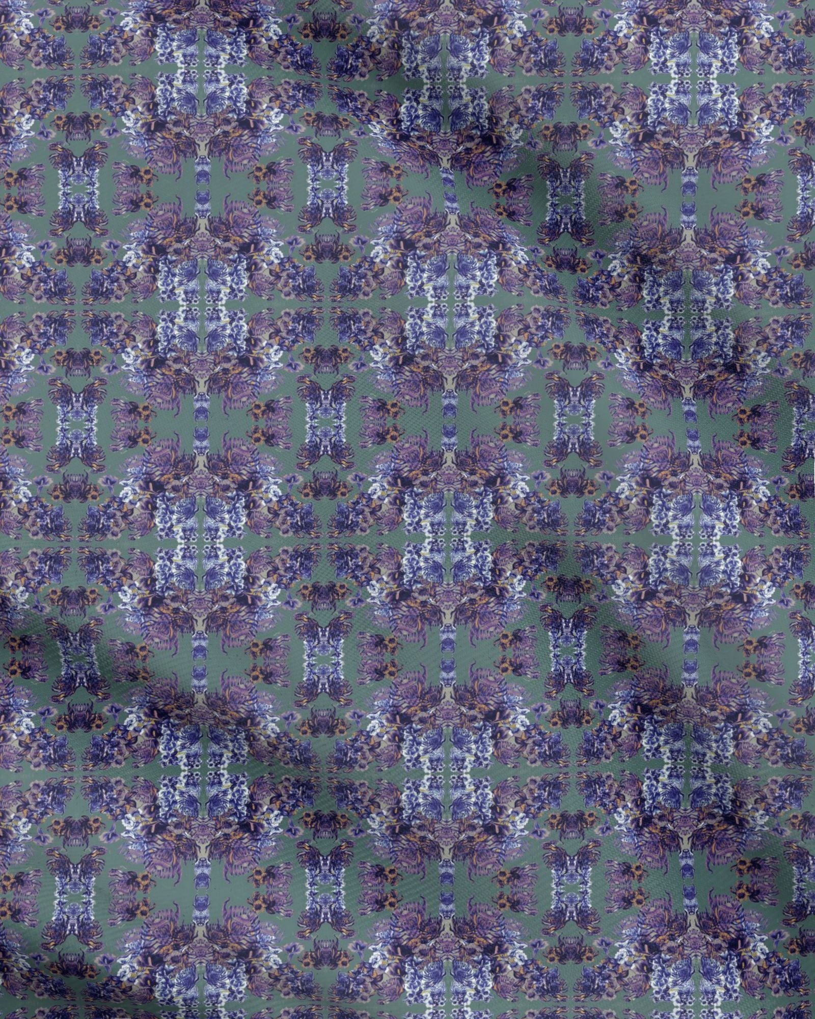 Repeat Pattern Fabric.   Ophelia Violet