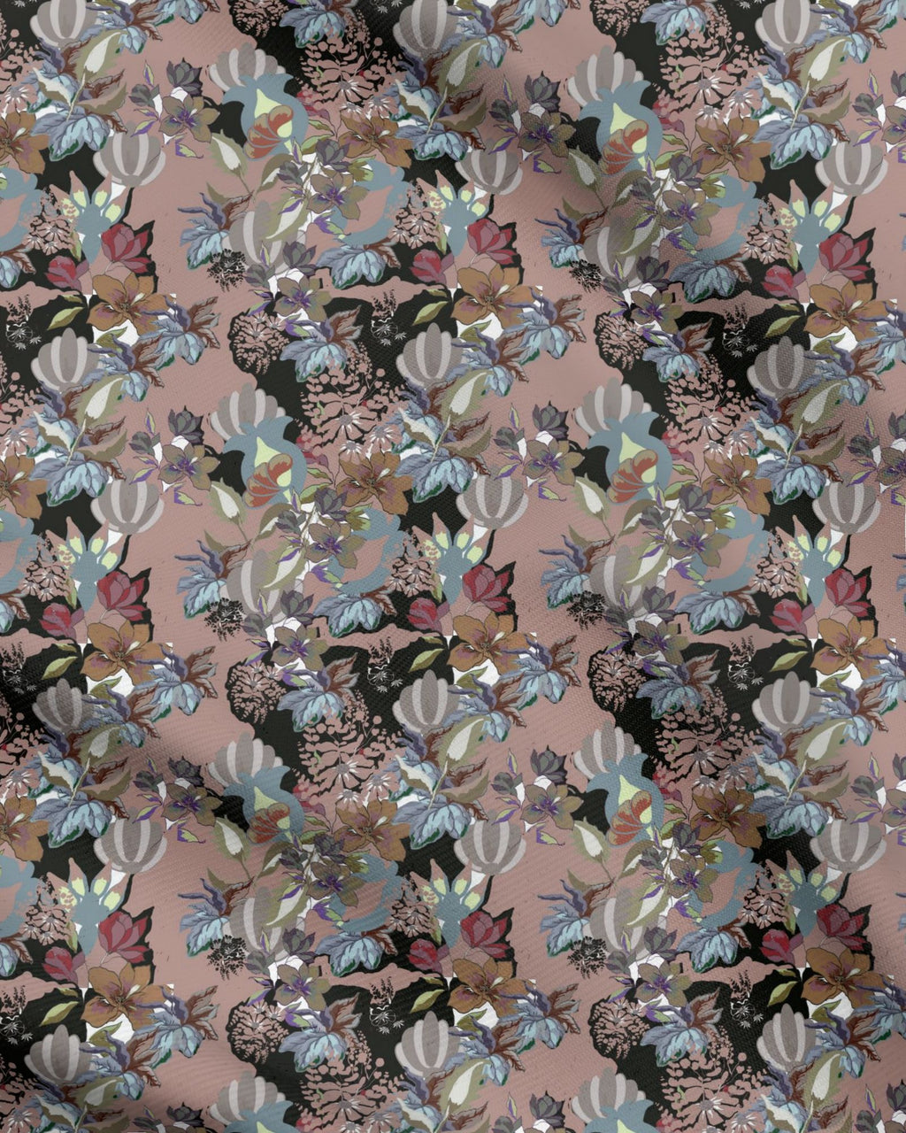 Repeat Pattern Fabric.  Calla Stone