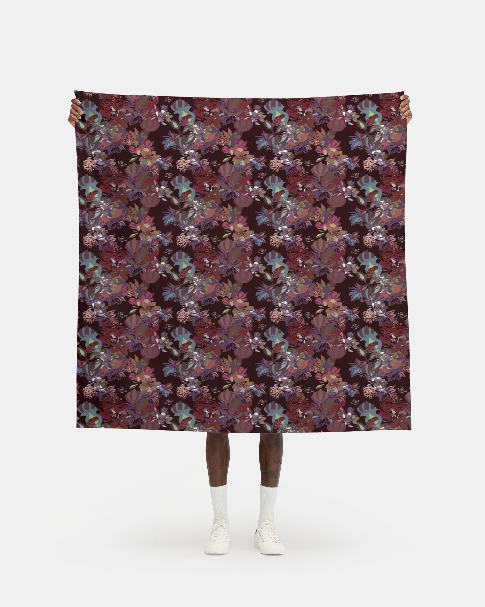 Repeat Pattern Fabric.  Calla Spice