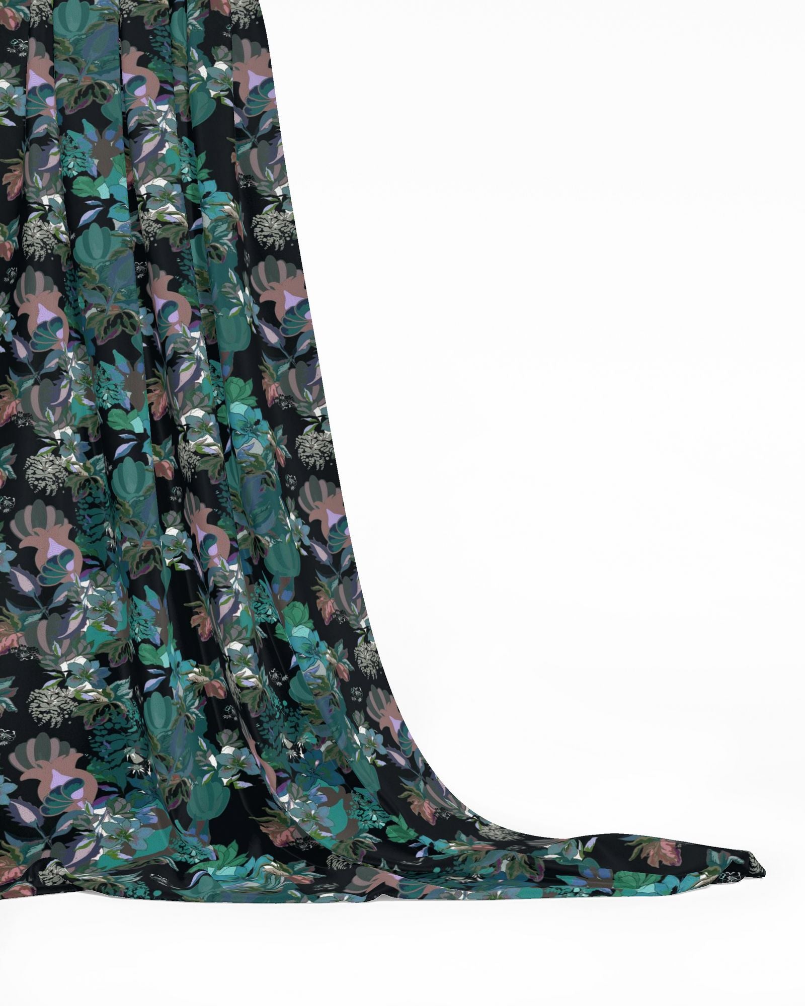 Repeat Pattern Fabric.  Calla Teal