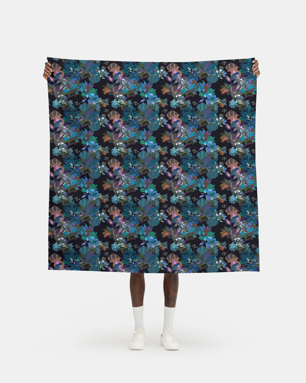 Repeat Pattern Fabric.  Calla Teal