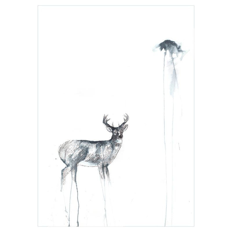 A2 Sized Art Prints    Stag