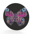 Decorative Plate.  Papillon Rose 1
