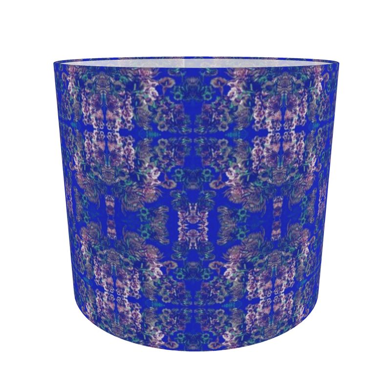 Drum Lamp Shade.  Ophelia Electric Blue