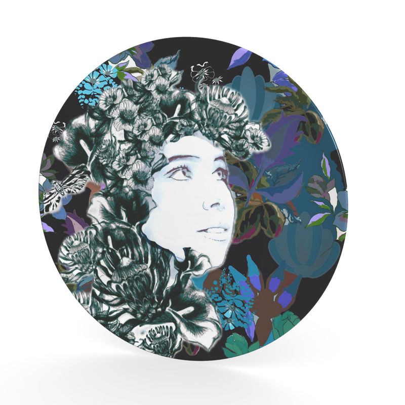 Decorative Plate.      Emelia Teal