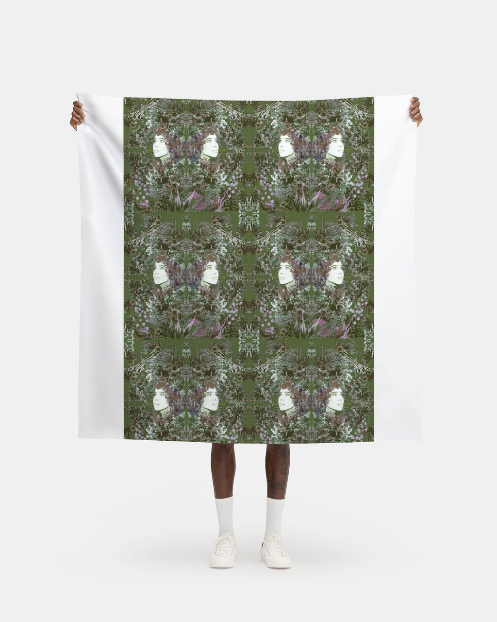 Fabric Printing. Emelia Bloom Fern