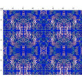 Repeat Pattern Fabric. Ophelia Electric Blue