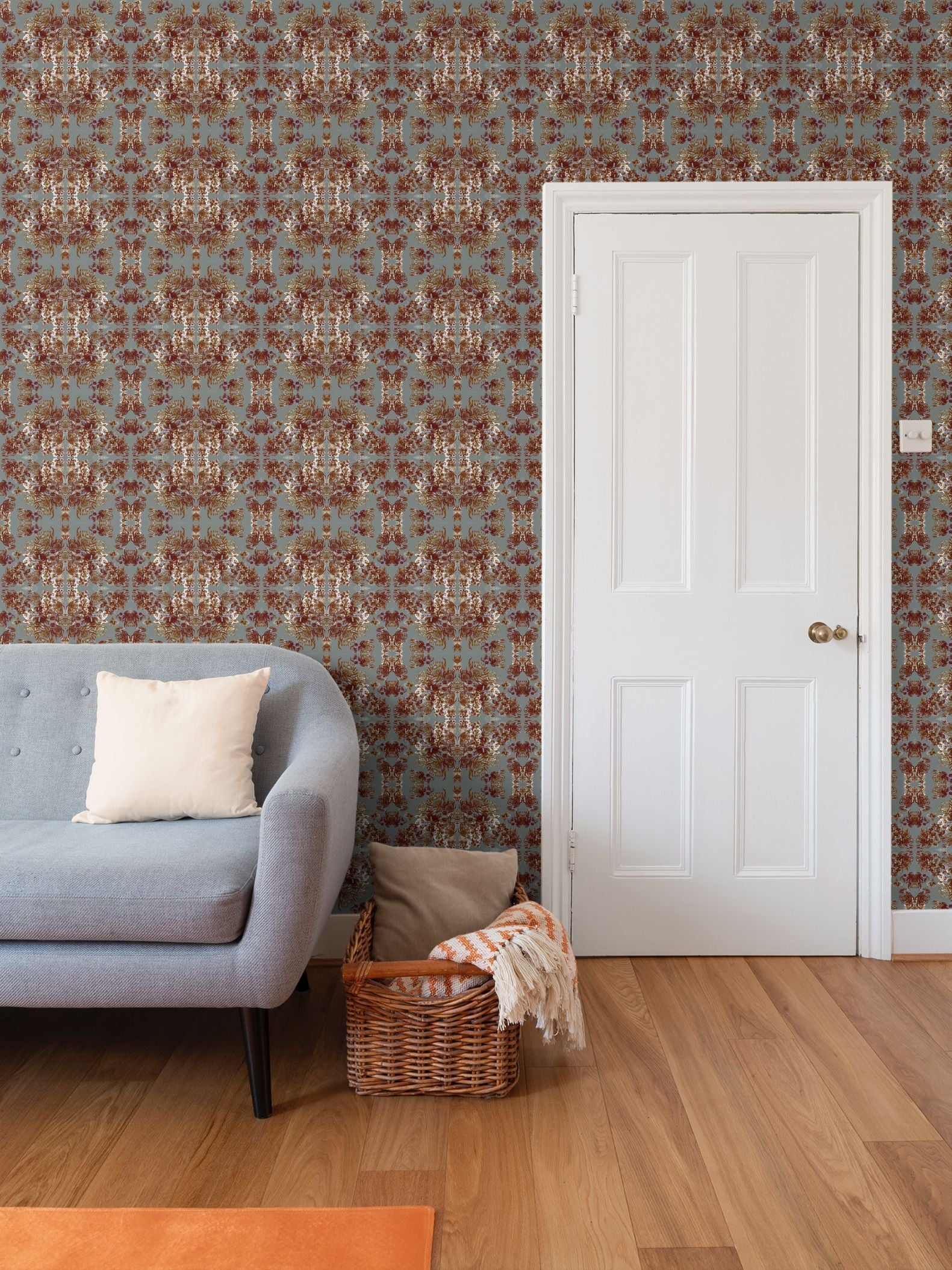 Repeat Pattern Wallpaper. Ophelia Moss