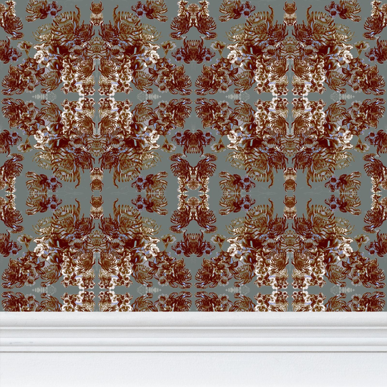 Repeat Pattern Wallpaper. Ophelia Moss