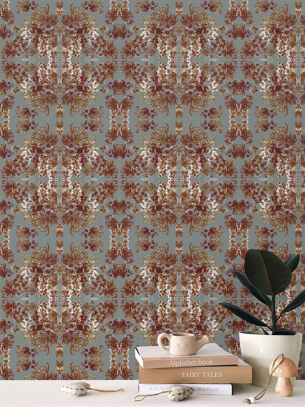 Repeat Pattern Wallpaper. Ophelia Moss