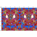 Repeat Pattern Fabric.  Emelia Bloom Blue