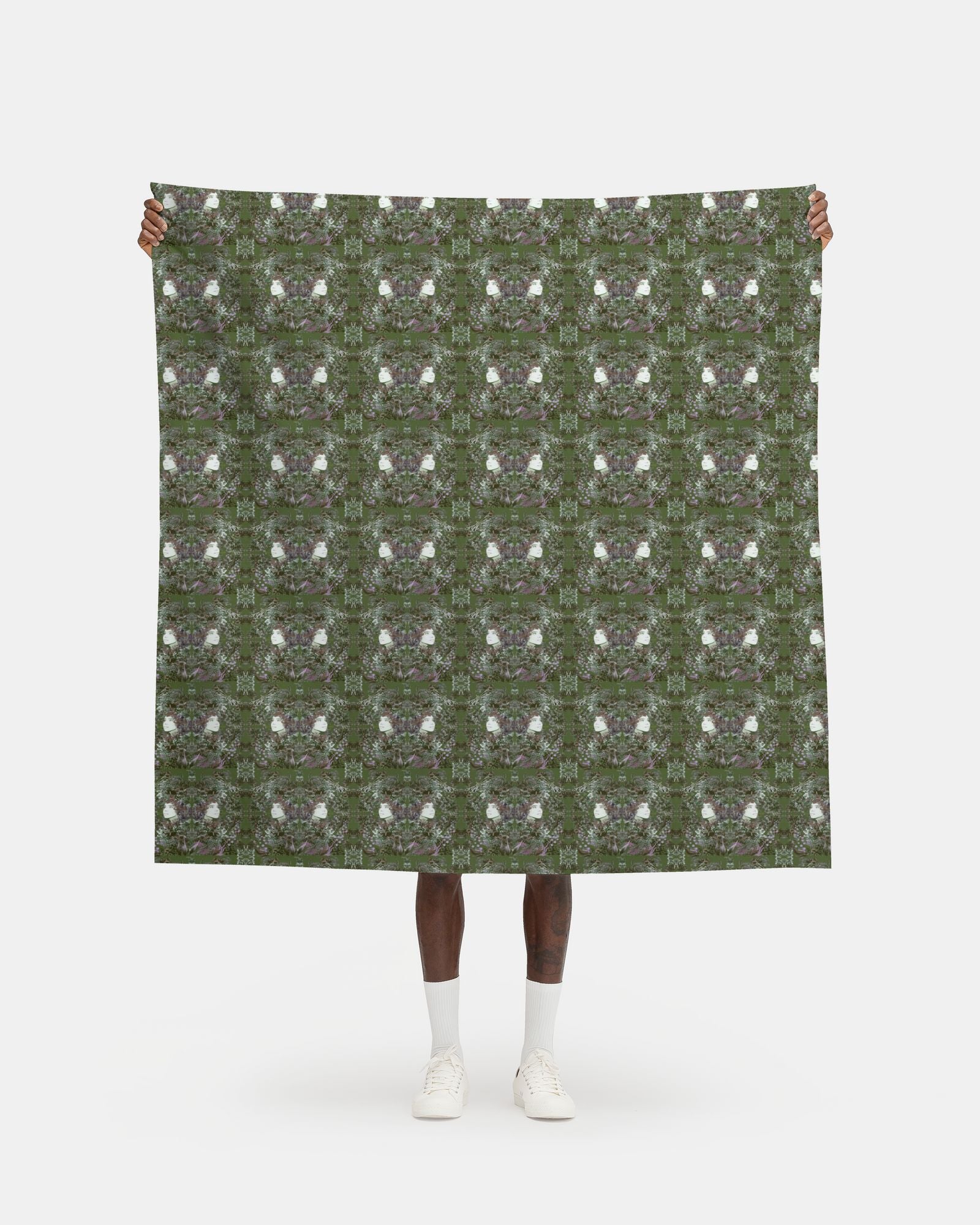Repeat Pattern Fabric.   Emelia Bloom Fern