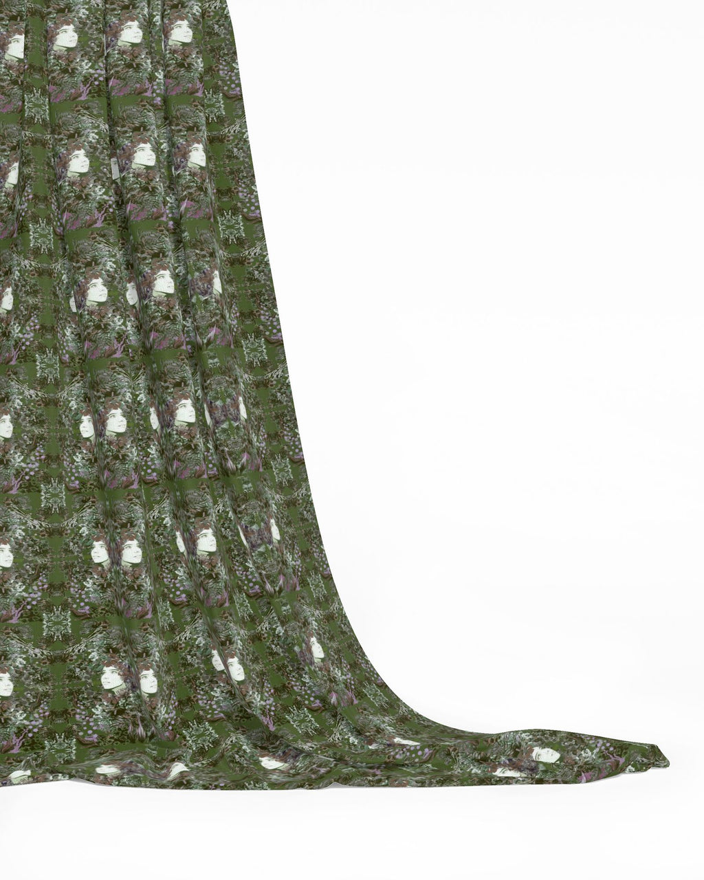 Repeat Pattern Fabric.   Emelia Bloom Fern