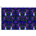 Repeat Pattern Fabric.   Emelia Bloom Sapphire