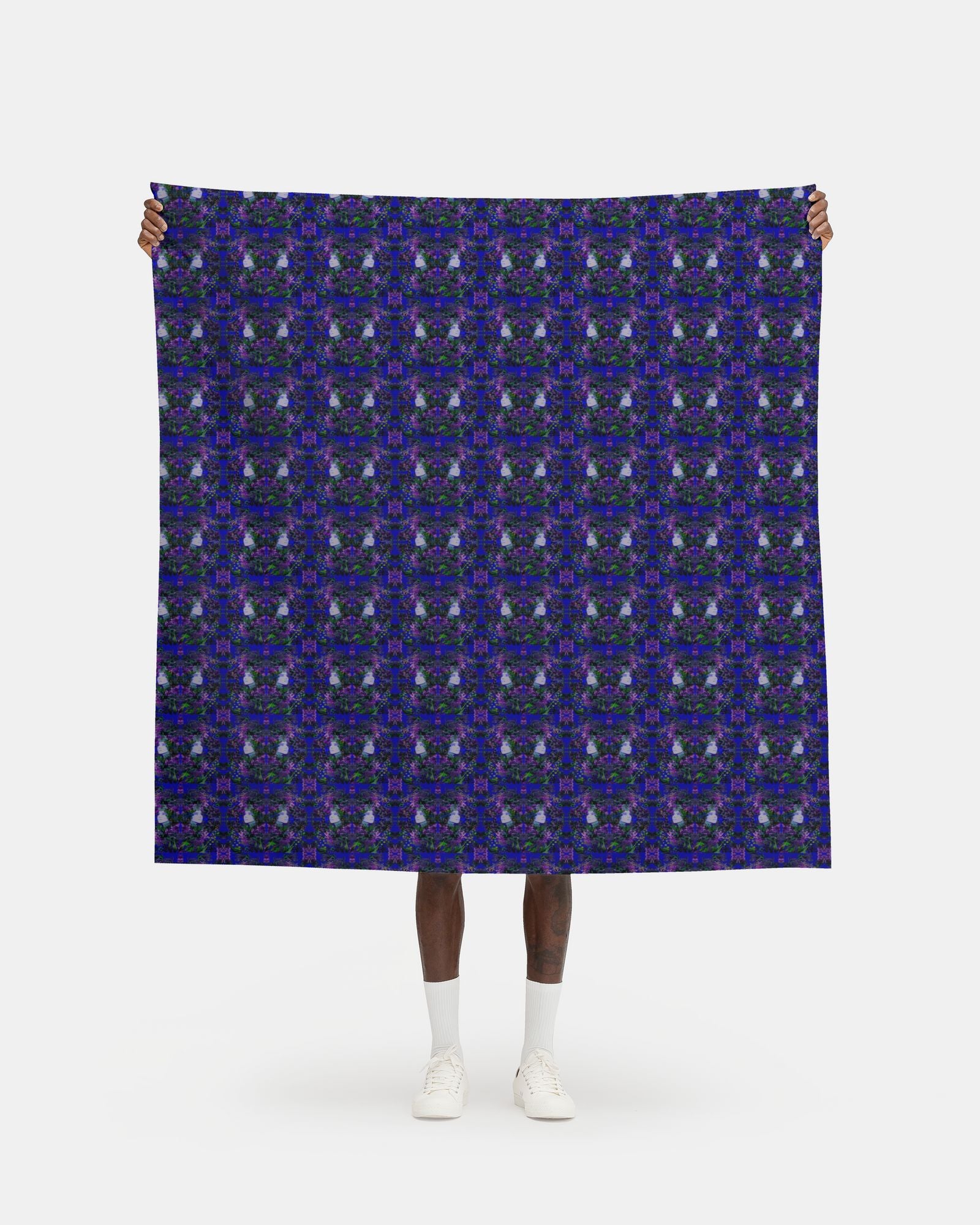 Repeat Pattern Fabric.   Emelia Bloom Sapphire