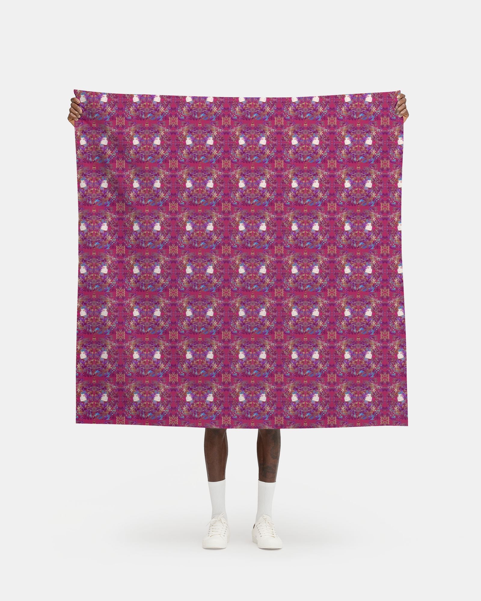 Repeat Pattern Fabric.  Emelia Bloom Pink