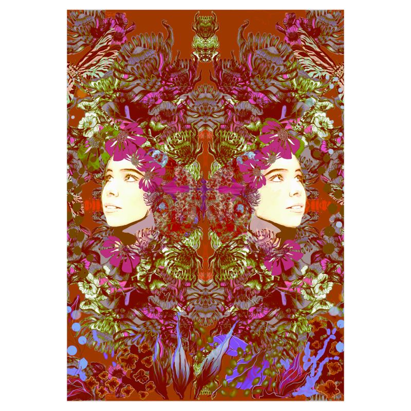 A2  Sized Art Prints Emelia Bloom Fire