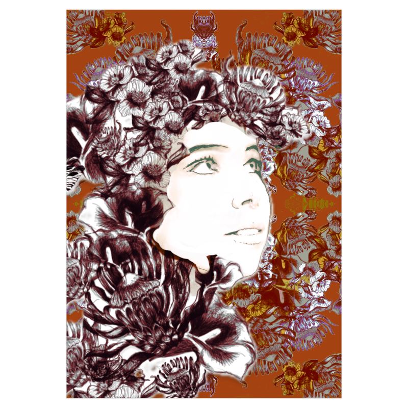 A2  Sized Art Prints  Emelia Orange