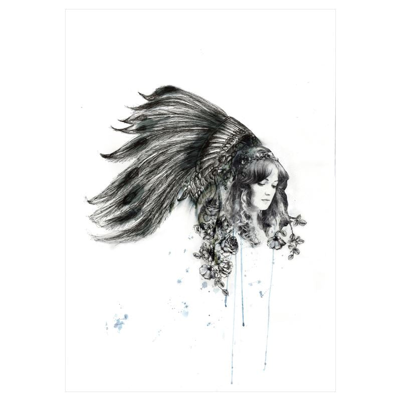 A2 Sized Art Prints    Fleur De Plumme